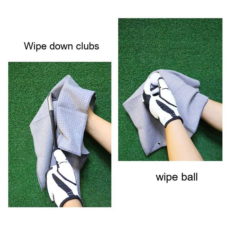 Waffle Golf Ball Cleaning Towel