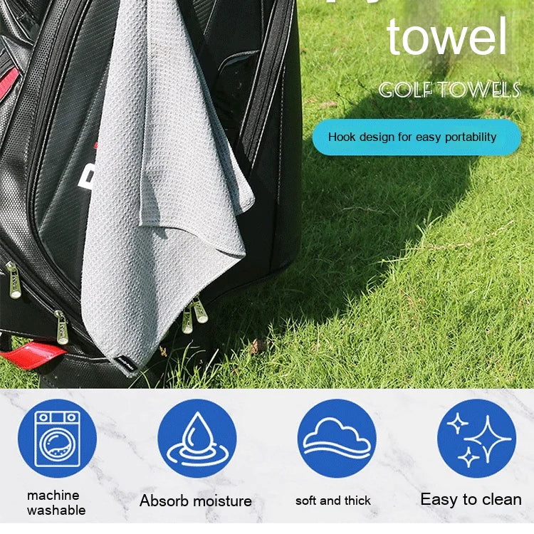 Waffle Golf Ball Cleaning Towel