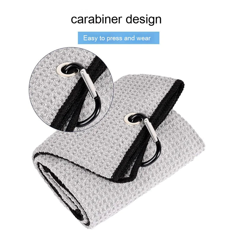 Waffle Golf Ball Cleaning Towel